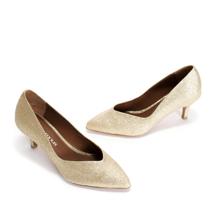 Anonymous Copenhagen Trini 55 Fine Glitter Champagne