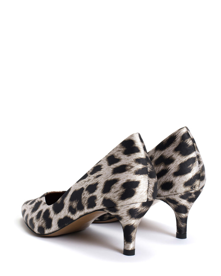 Anonymous Copenhagen Trini 55 Satin Print Snow Leopard