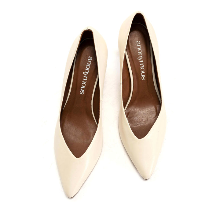 Anonymous Copenhagen Trini 75 Shiny Lamb Milk White