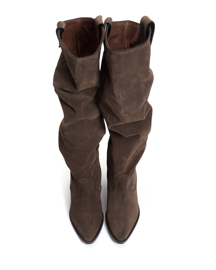 Anonymous Copenhagen Trisha 35 Calf Suede Coffee Brown