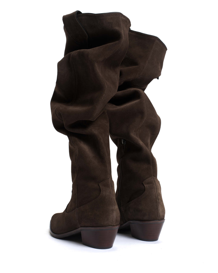 Anonymous Copenhagen Trisha 35 Calf Suede Coffee Brown