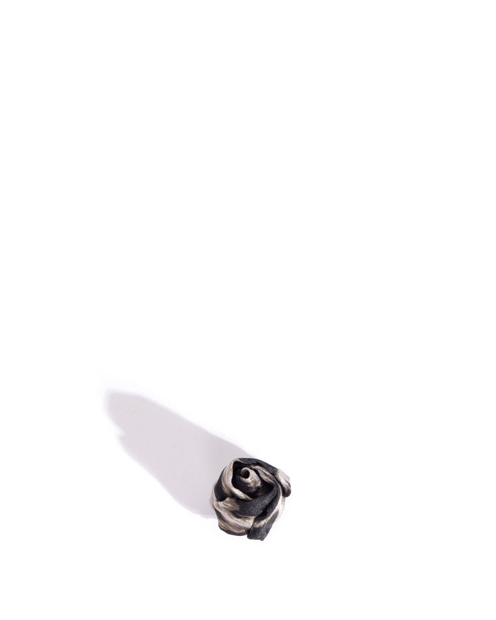 anonymous copenhagen Tulip shoe clip Satin print Snow leopard