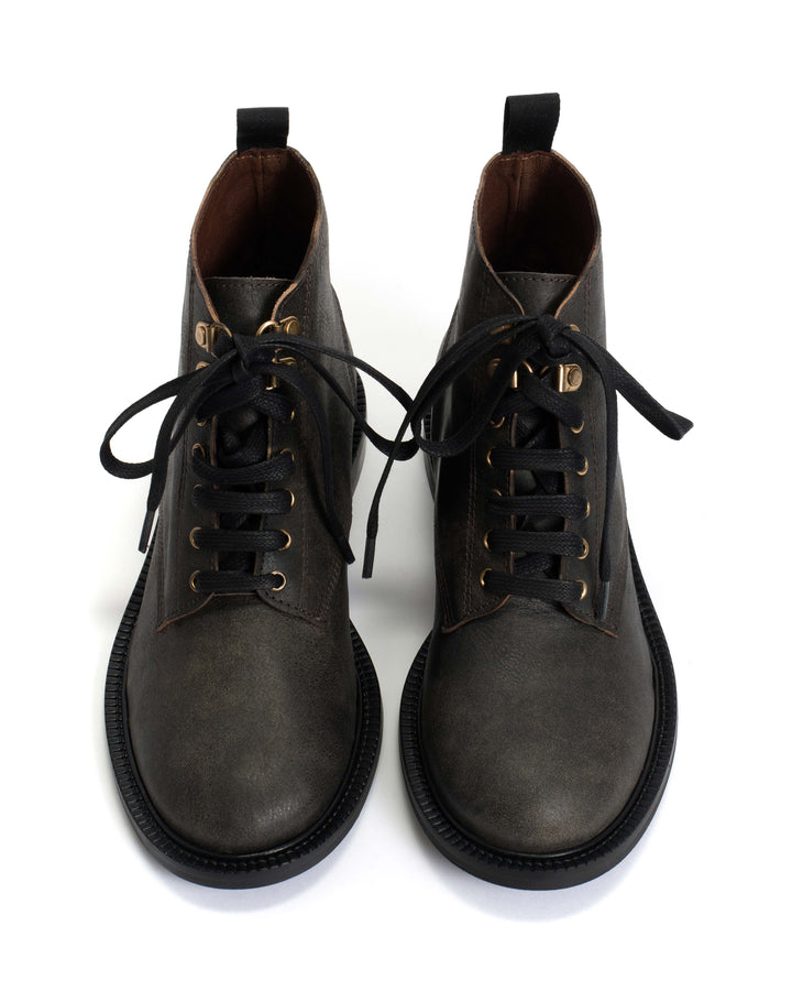 Anonymous Copenhagen Valery Distressed Vegetable Tanned Calf Off Black