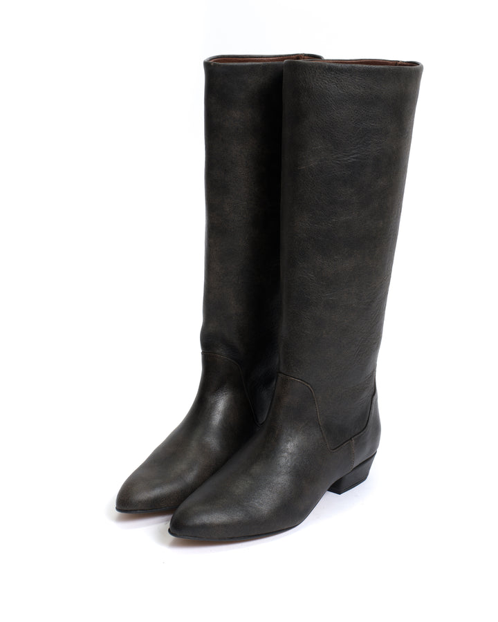 Anonymous Copenhagen Valle 20 Distressed Vegetable Tanned Calf Off Black