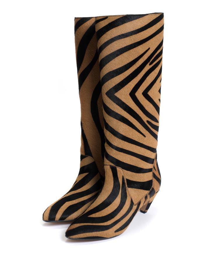 Anonymous Copenhagen Valle 50 Stiletto Calf Hair Tiger