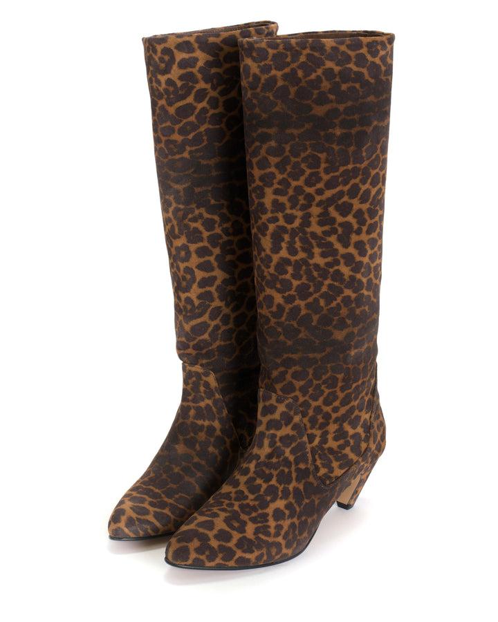 Anonymous Copenhagen Valle 50 Stiletto Calf Suede Print Leopard
