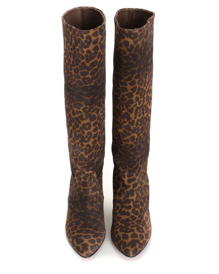 Anonymous Copenhagen Valle 50 Stiletto Calf Suede Print Leopard