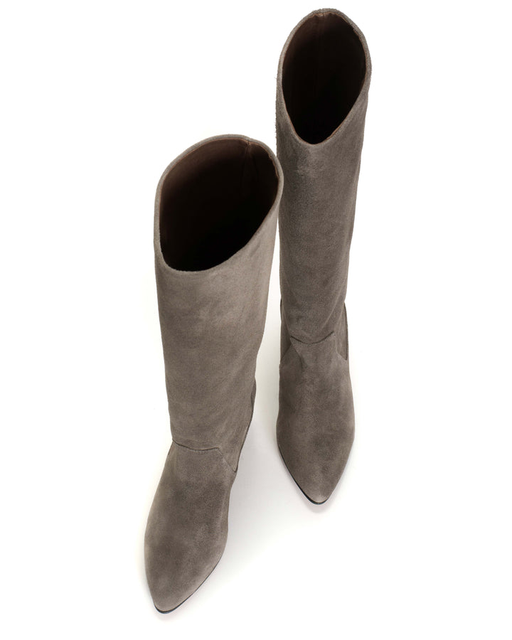 Anonymous Copenhagen Valle 50 Stiletto Calf Suede Shark Grey