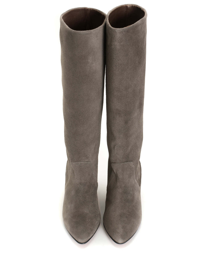 Anonymous Copenhagen Valle 50 Stiletto Calf Suede Shark Grey