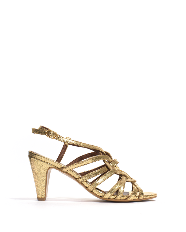 anonymous copenhagen Vickey 75 Crackled metallic goat Gold