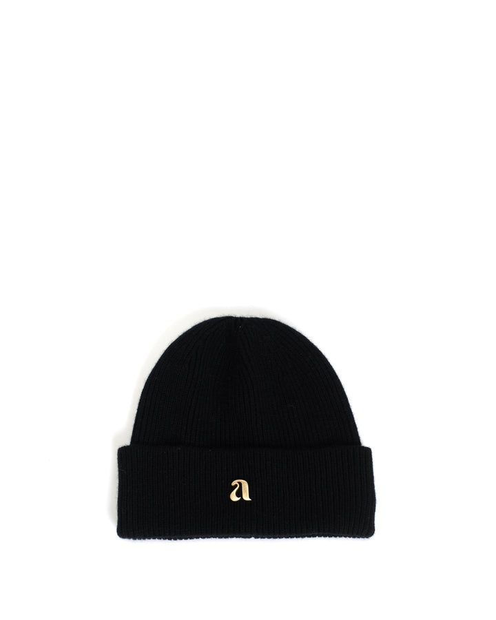 Anonymous Copenhagen Vinni Beanie 100% Cashmere Black
