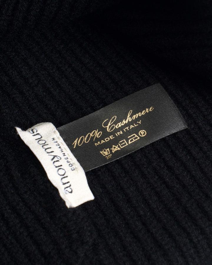 Anonymous Copenhagen Vinni Beanie 100% Cashmere Black