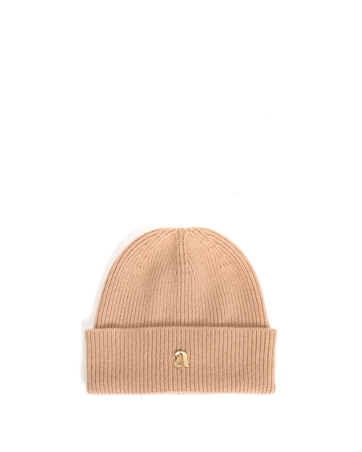 Anonymous Copenhagen Vinni Beanie 100% Cashmere Caramel