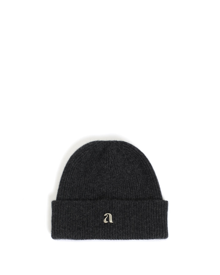 Anonymous Copenhagen Vinni Beanie 100% Cashmere Dark Grey