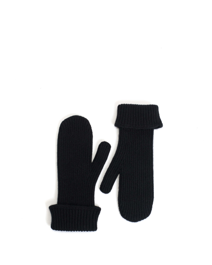 anonymous copenhagen Vinni mitten 100% cashmere Black