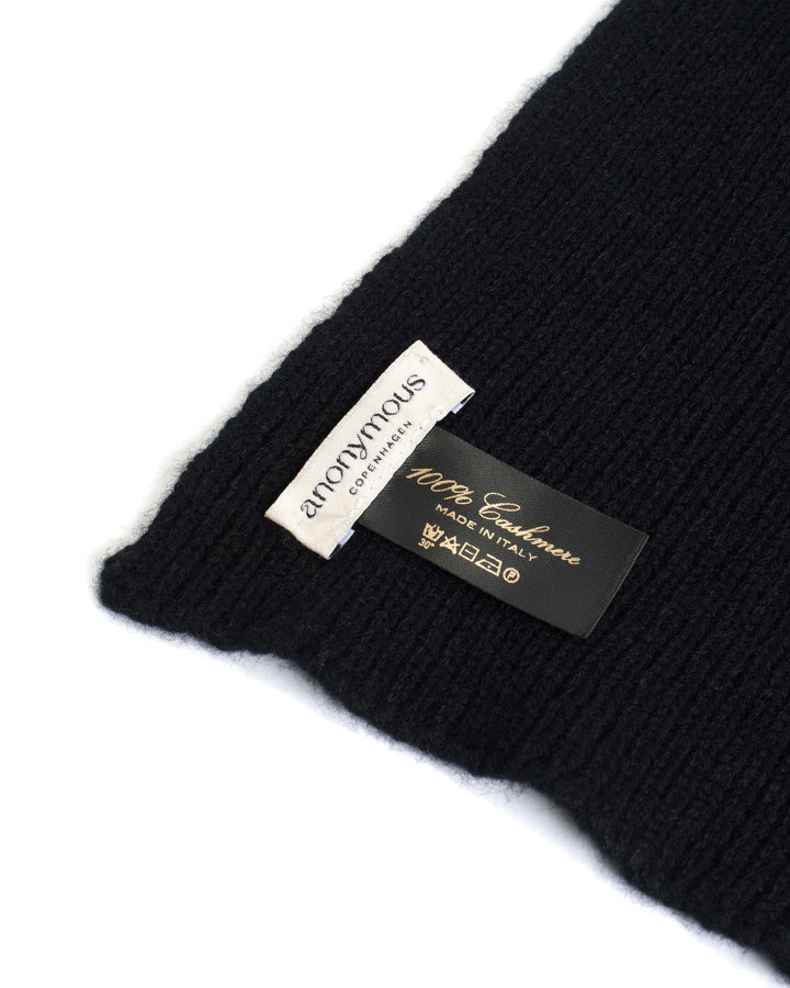 Anonymous Copenhagen Vinni Scarf 100% Cashmere Black