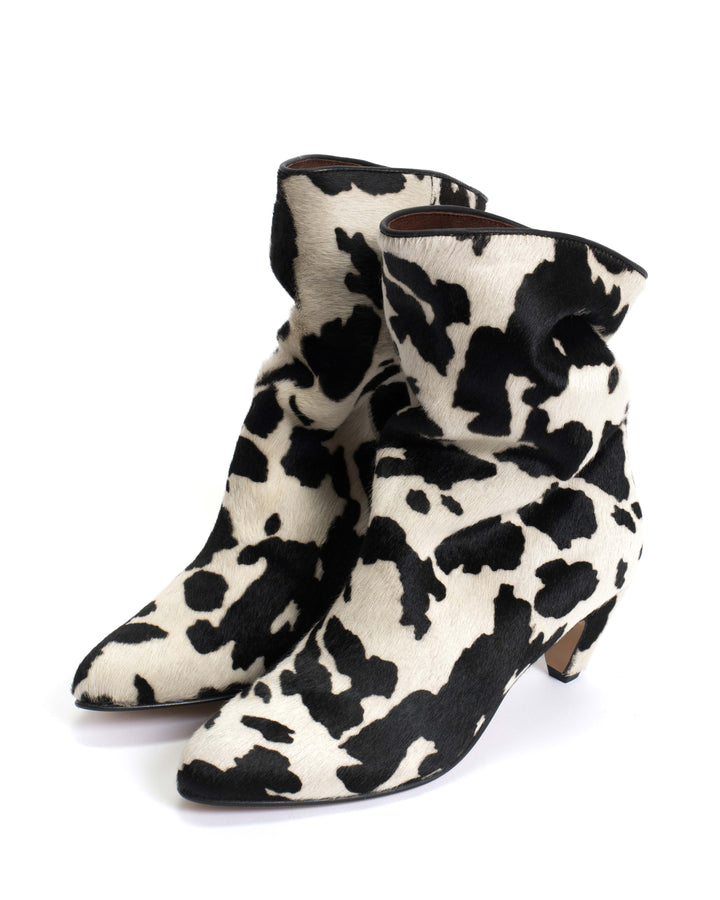 Anonymous Copenhagen Vully 50 Stiletto Calf Hair Holstein Cow