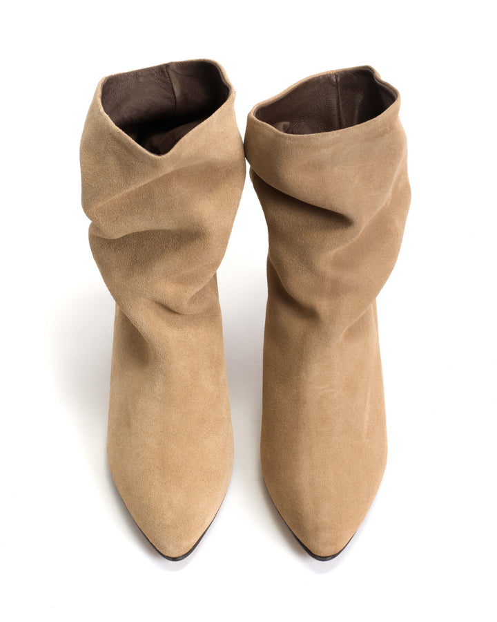 Anonymous Copenhagen Vully 50 Stiletto Calf Suede Desert Sand