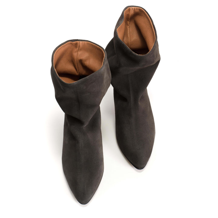 Anonymous Copenhagen Vully 50 Stiletto Calf Suede Shark Grey