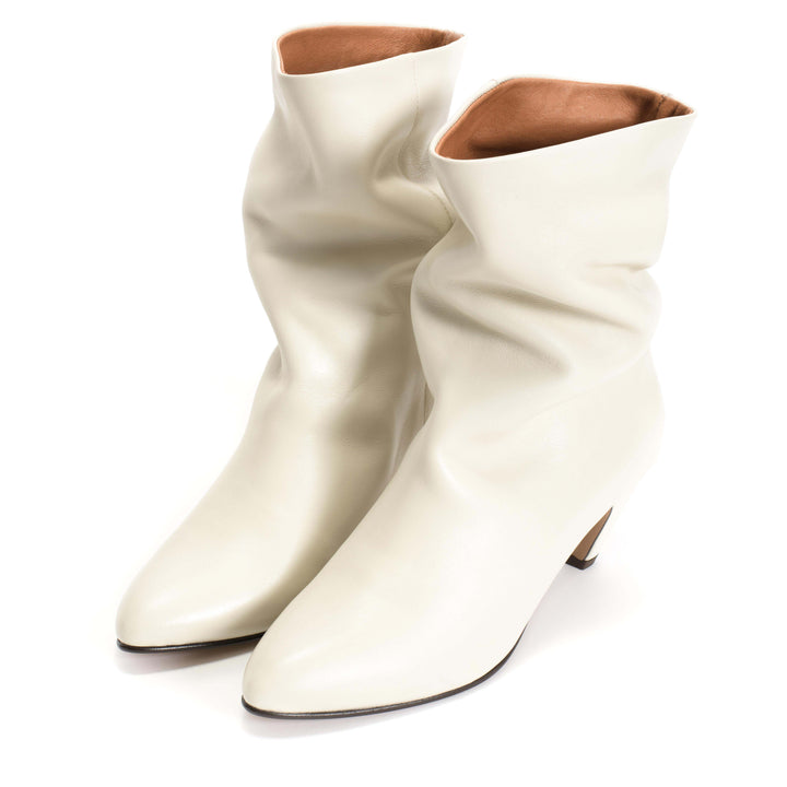 Anonymous Copenhagen Vully 50 Stiletto Soft Calf Milk White