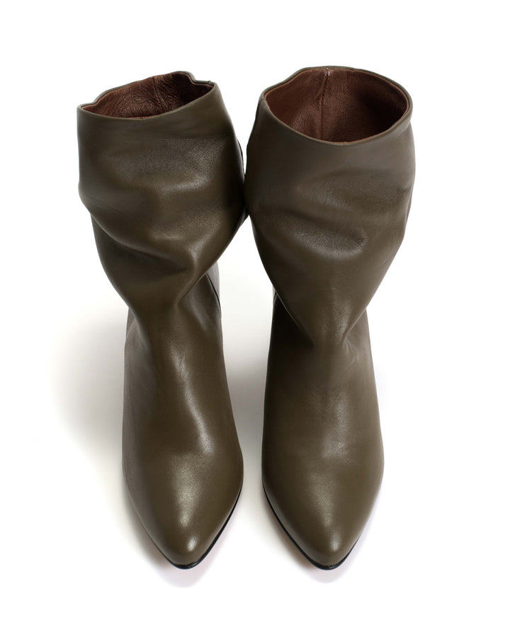 Anonymous Copenhagen Vully 50 Stiletto Soft Calf Olive Green