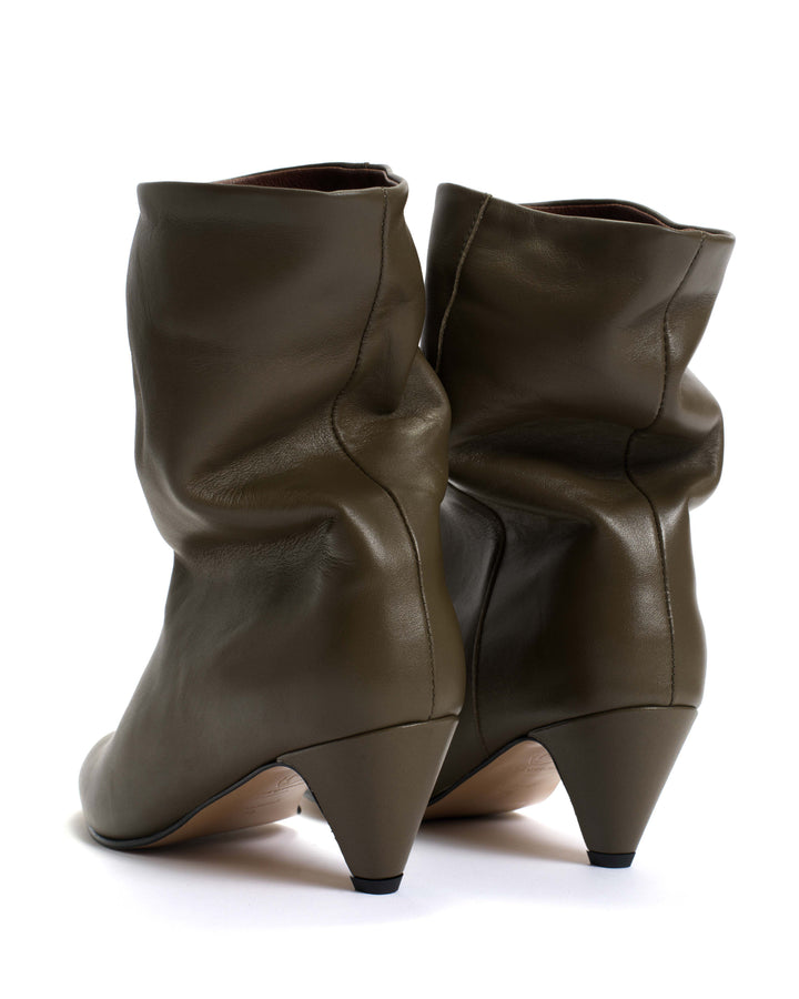 Anonymous Copenhagen Vully 50 Stiletto Soft Calf Olive Green