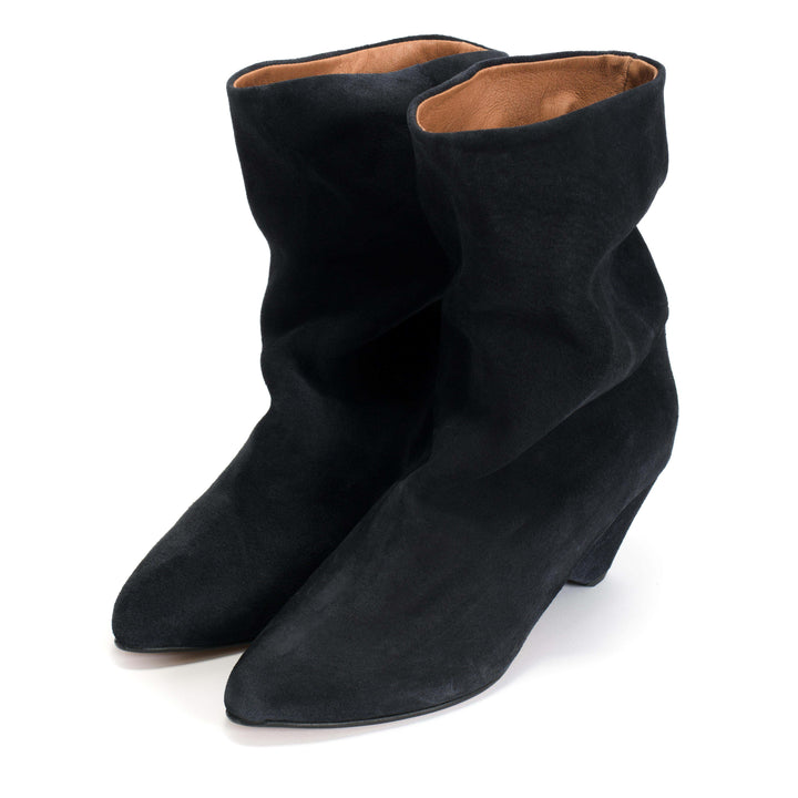 Anonymous Copenhagen Vully 50 Triangle Calf Suede Dark Blue