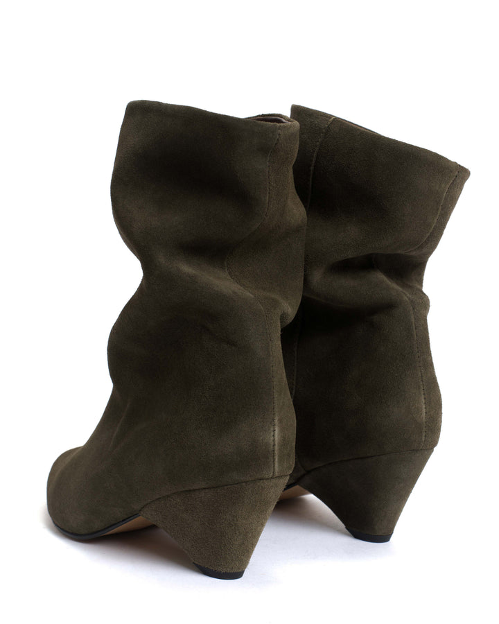 Anonymous Copenhagen Vully 50 Triangle Calf Suede Moss Green