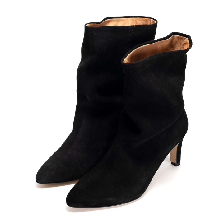 Anonymous Copenhagen Vully 75 Stiletto Calf Suede Black