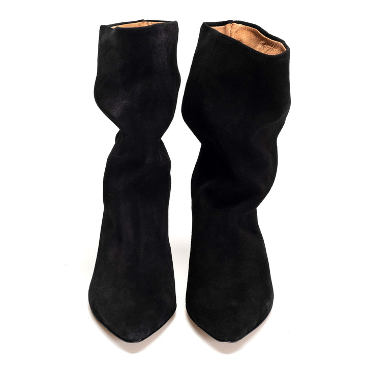 Anonymous Copenhagen Vully 75 Stiletto Calf Suede Black