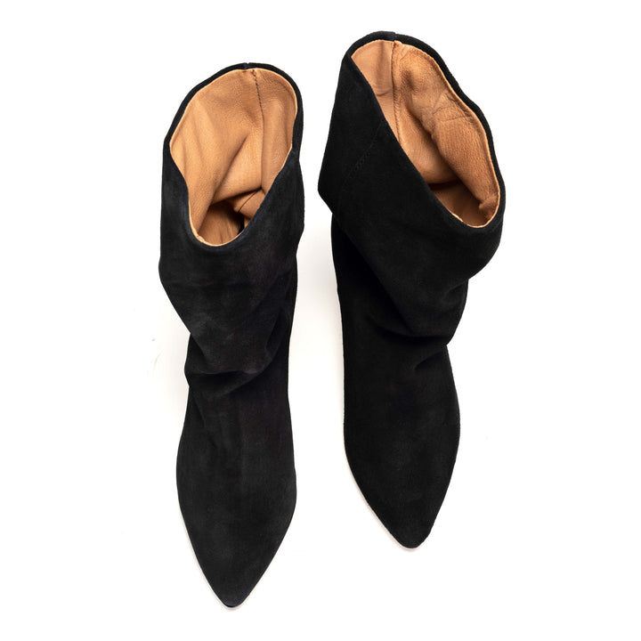 Anonymous Copenhagen Vully 75 Stiletto Calf Suede Black