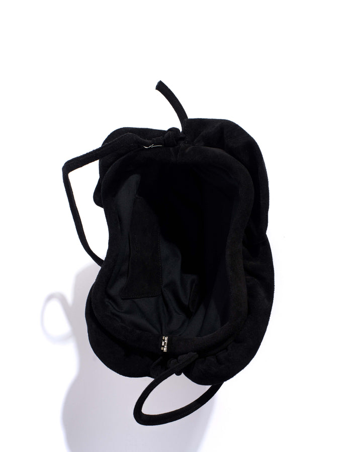 Anonymous Copenhagen Zally Heart Bag Calf Suede Black