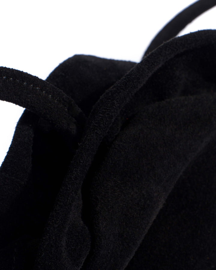 Anonymous Copenhagen Zally Heart Bag Calf Suede Black