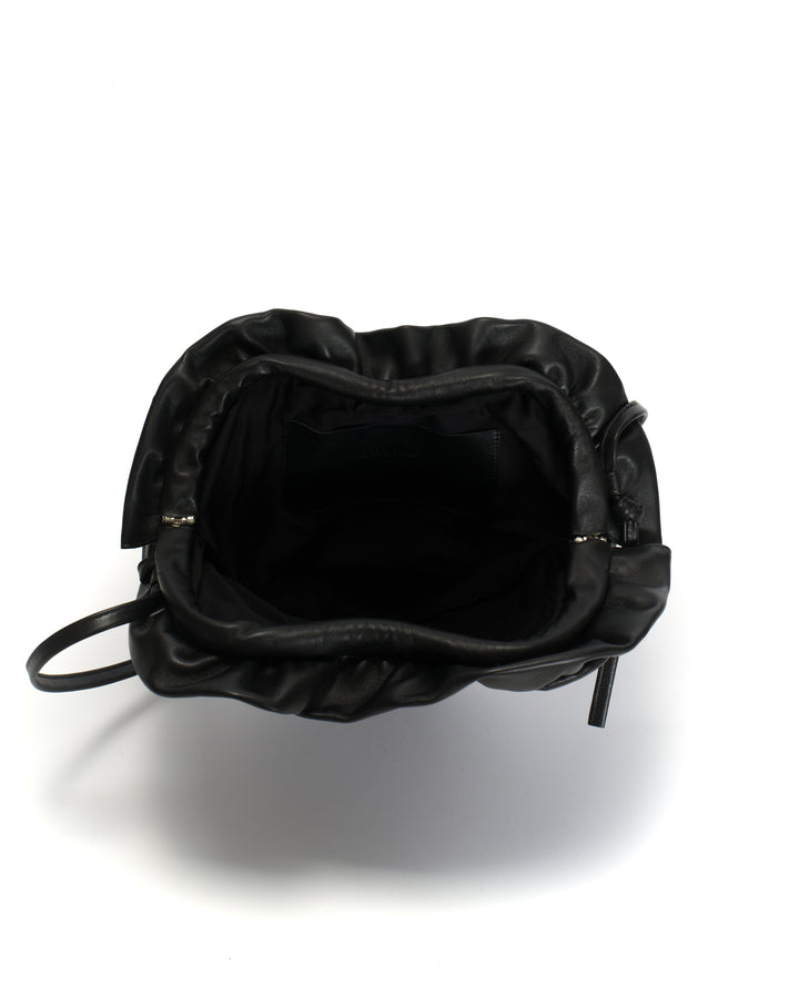 Anonymous Copenhagen Zally Heart Bag Shiny Lamb Black