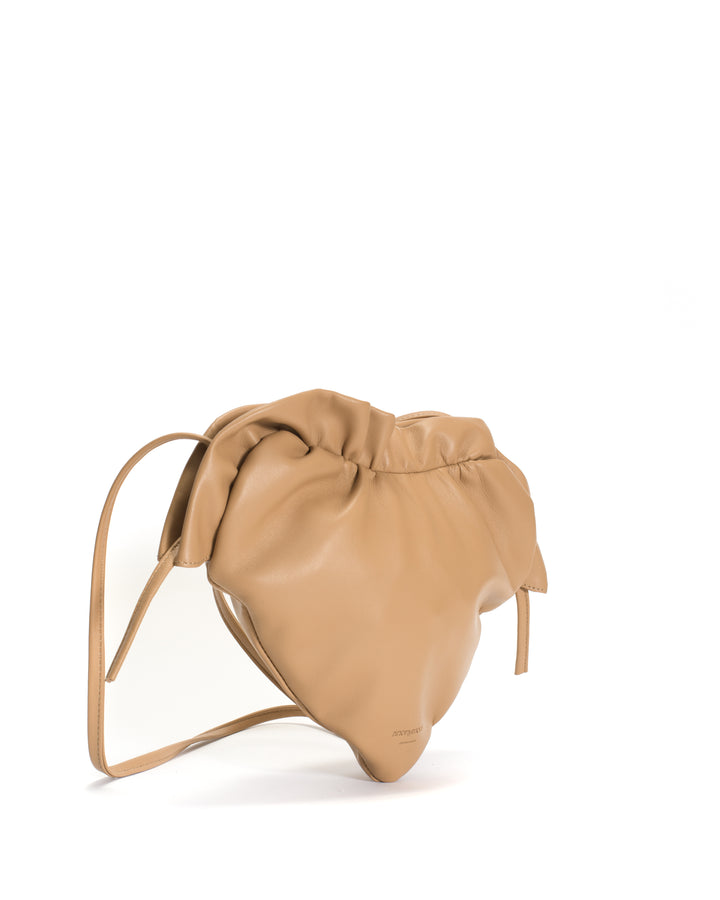 Anonymous Copenhagen Zally Heart Bag Shiny Lamb Stone