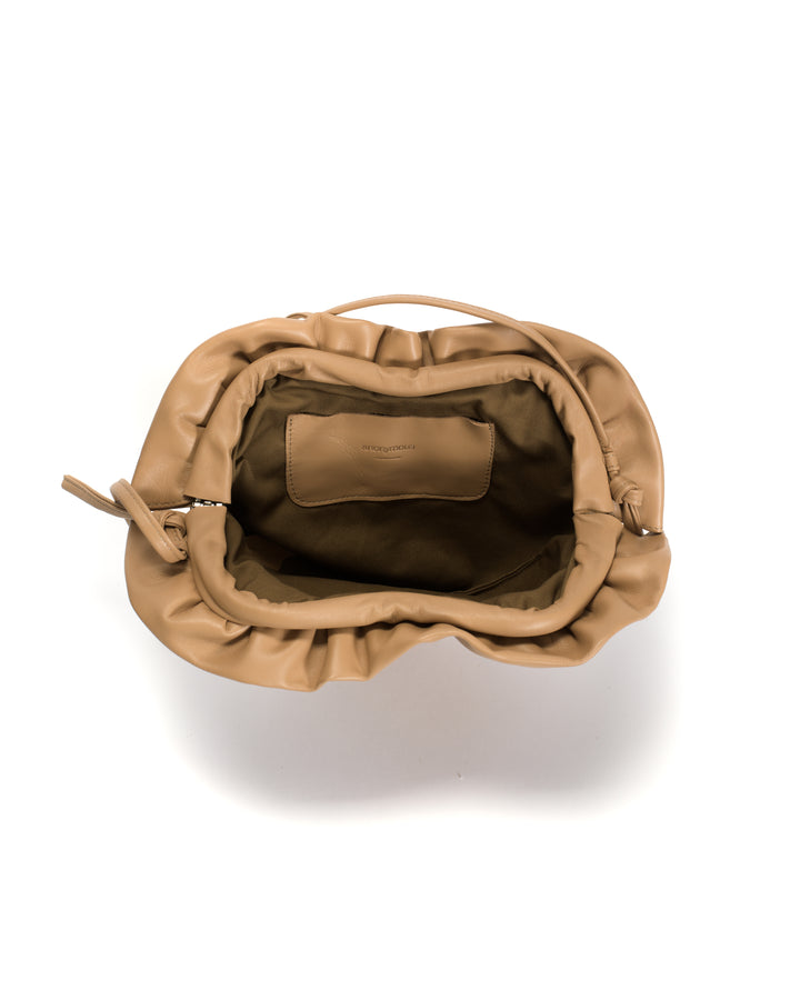 Anonymous Copenhagen Zally Heart Bag Shiny Lamb Stone