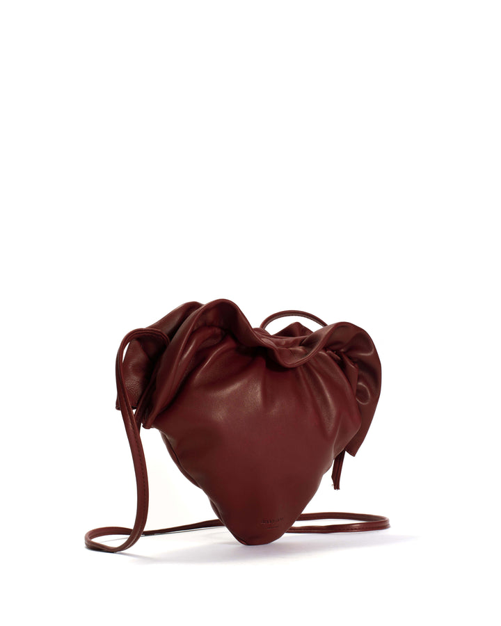 Anonymous Copenhagen Zally Heart Bag Silky Lamb Pomegranate
