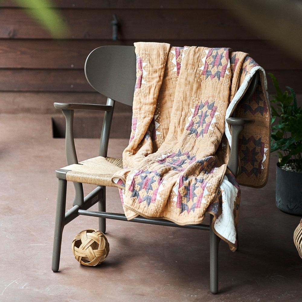 anonymous ism 4 layers Gauze Blanket - Camel Home-Basshu