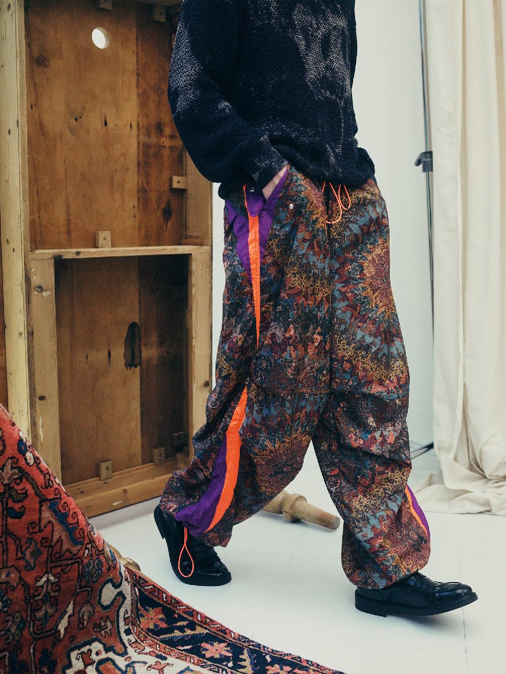 Anonymous Ism American Quilt Snow Pants KHOKI Purple