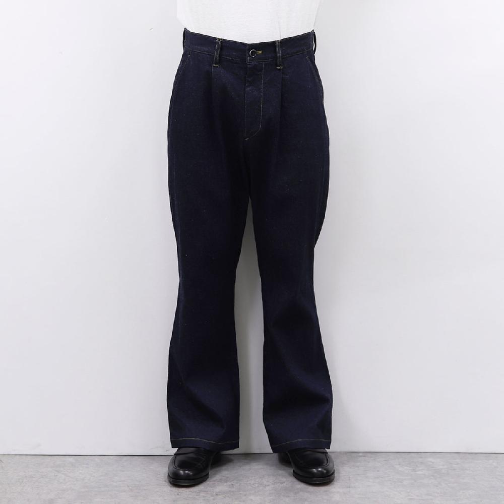 Anonymous Ism 1-Tuck Bootcut Denim YASHIKI Black