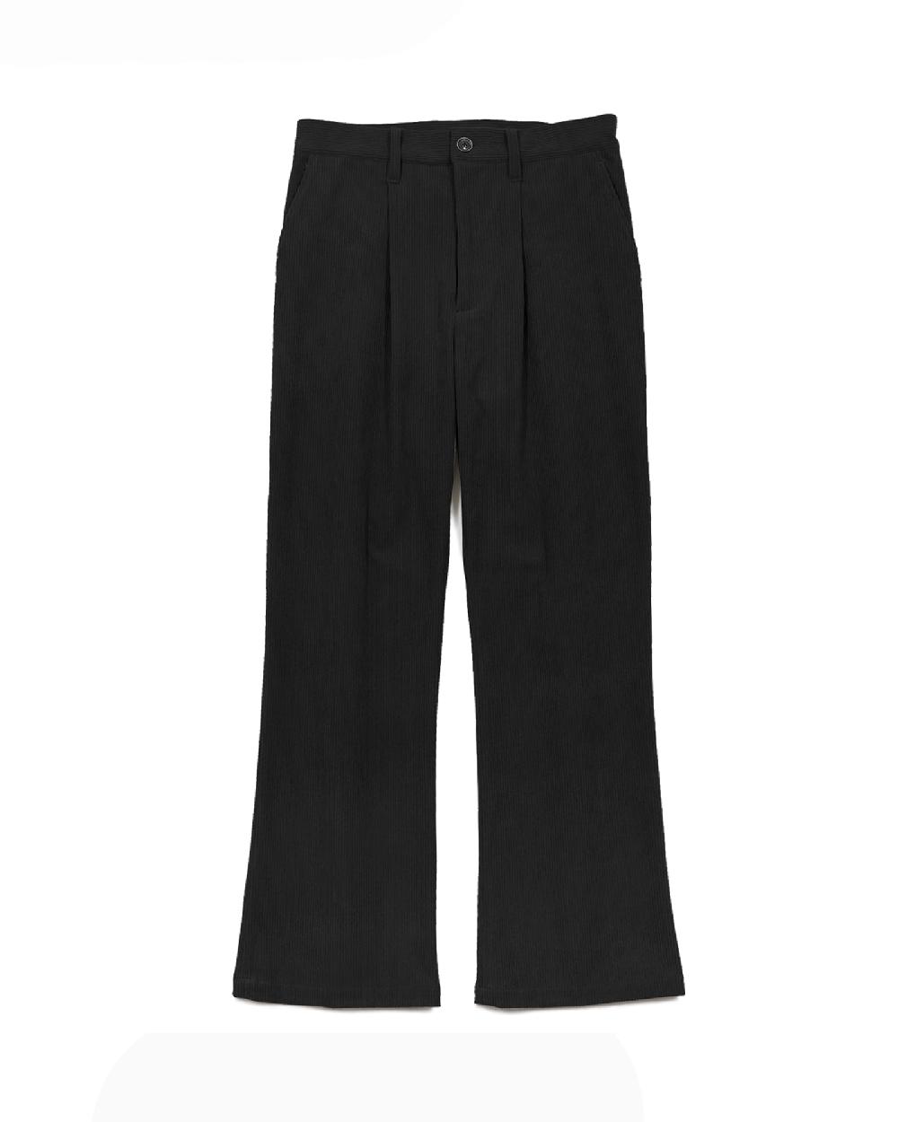 anonymous ism 1 Tuck Corduroy Pants YASHIKI Black