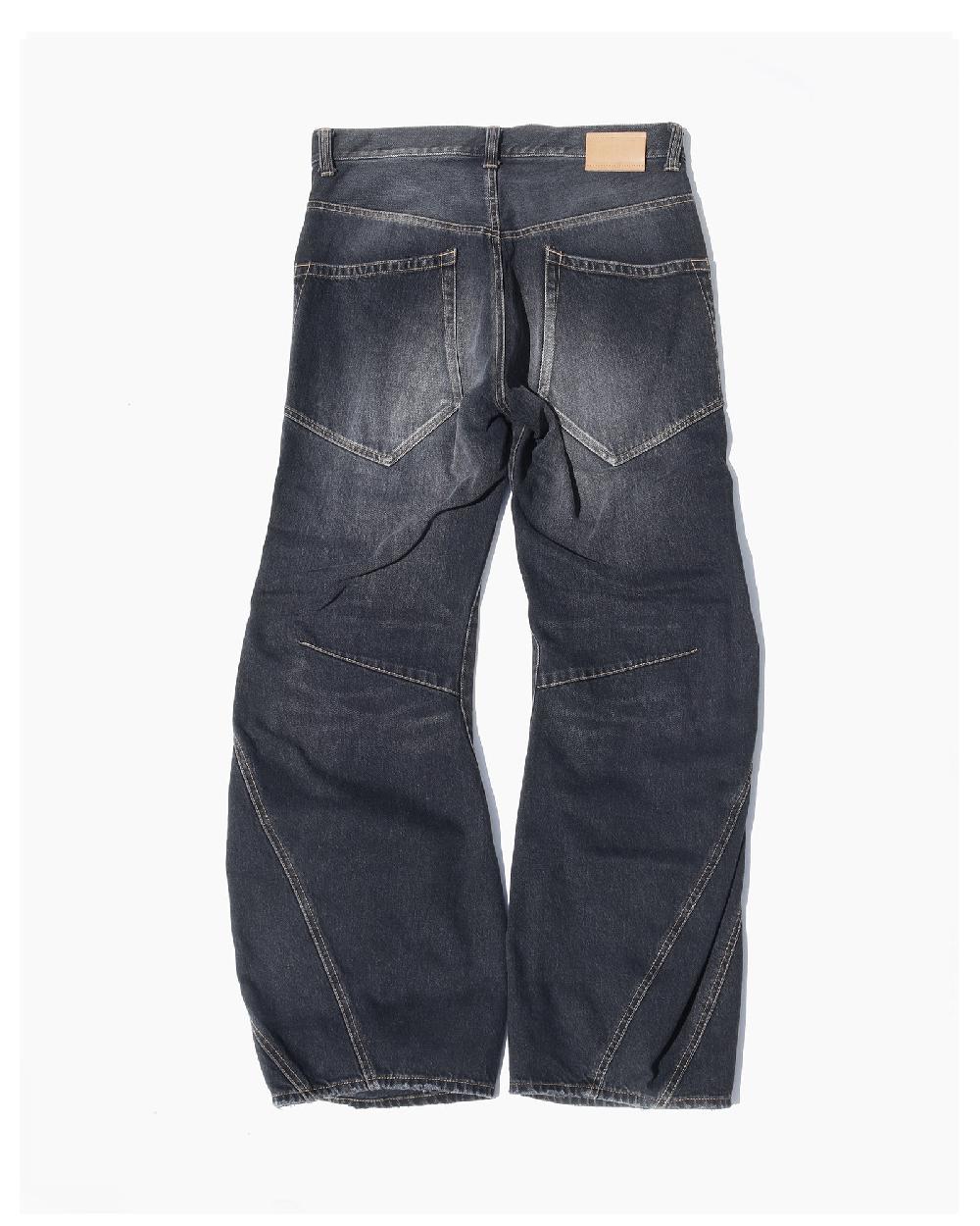 Anonymous Ism 3D Cutting Denim Pants KHOKI Black