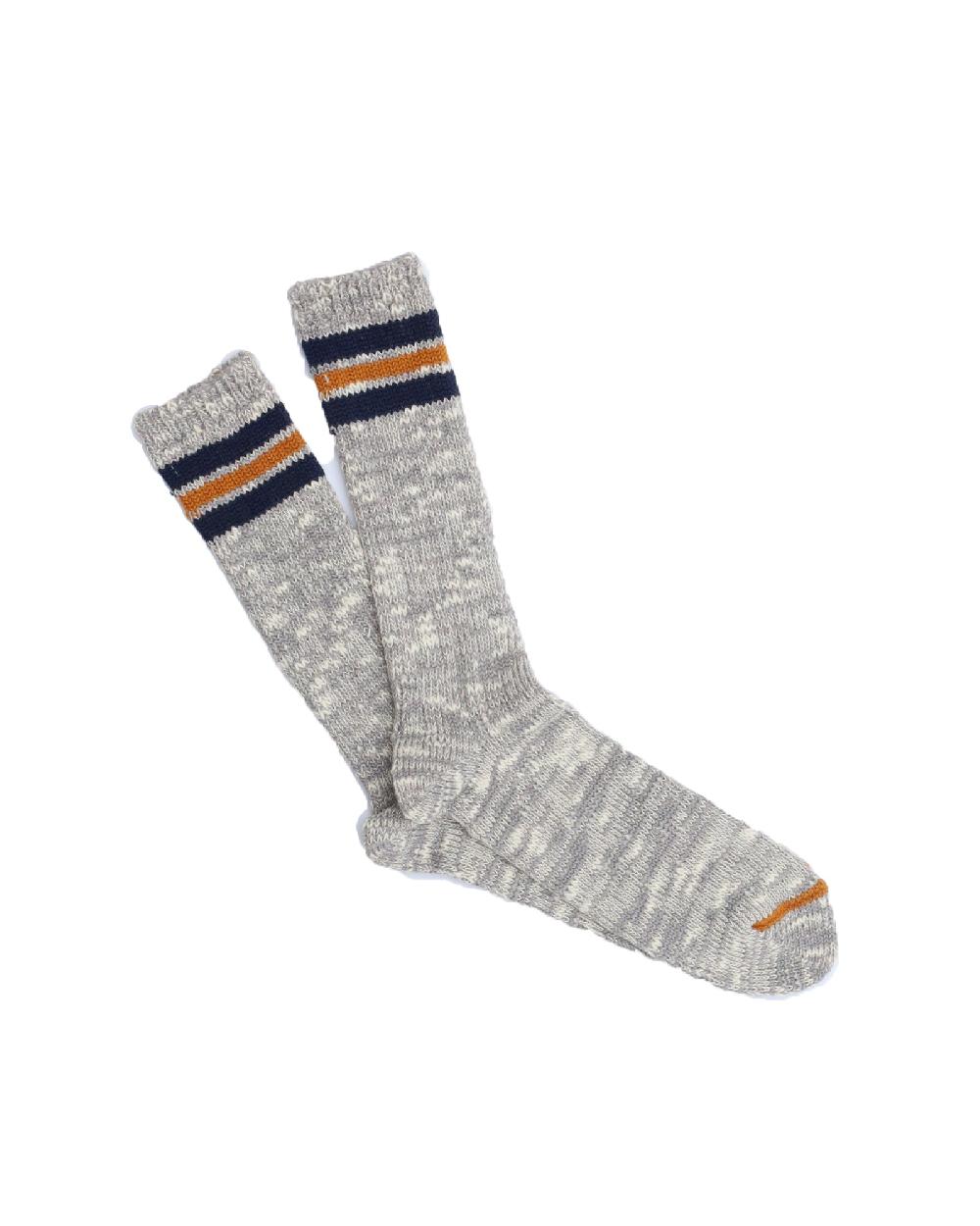 anonymous ism 3Line Slub Crew Socks Grey