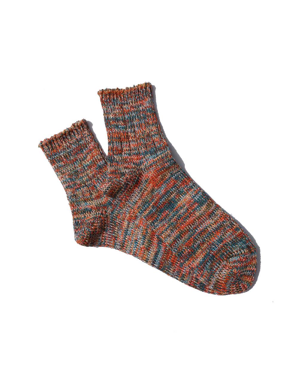 anonymous ism 5 Color Mix Q Socks Brick