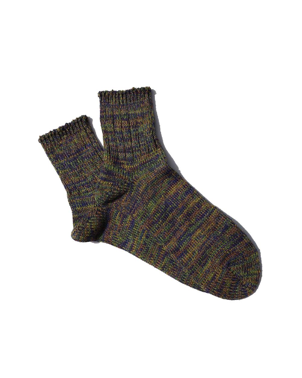 anonymous ism 5 Color Mix Q Socks Mustard