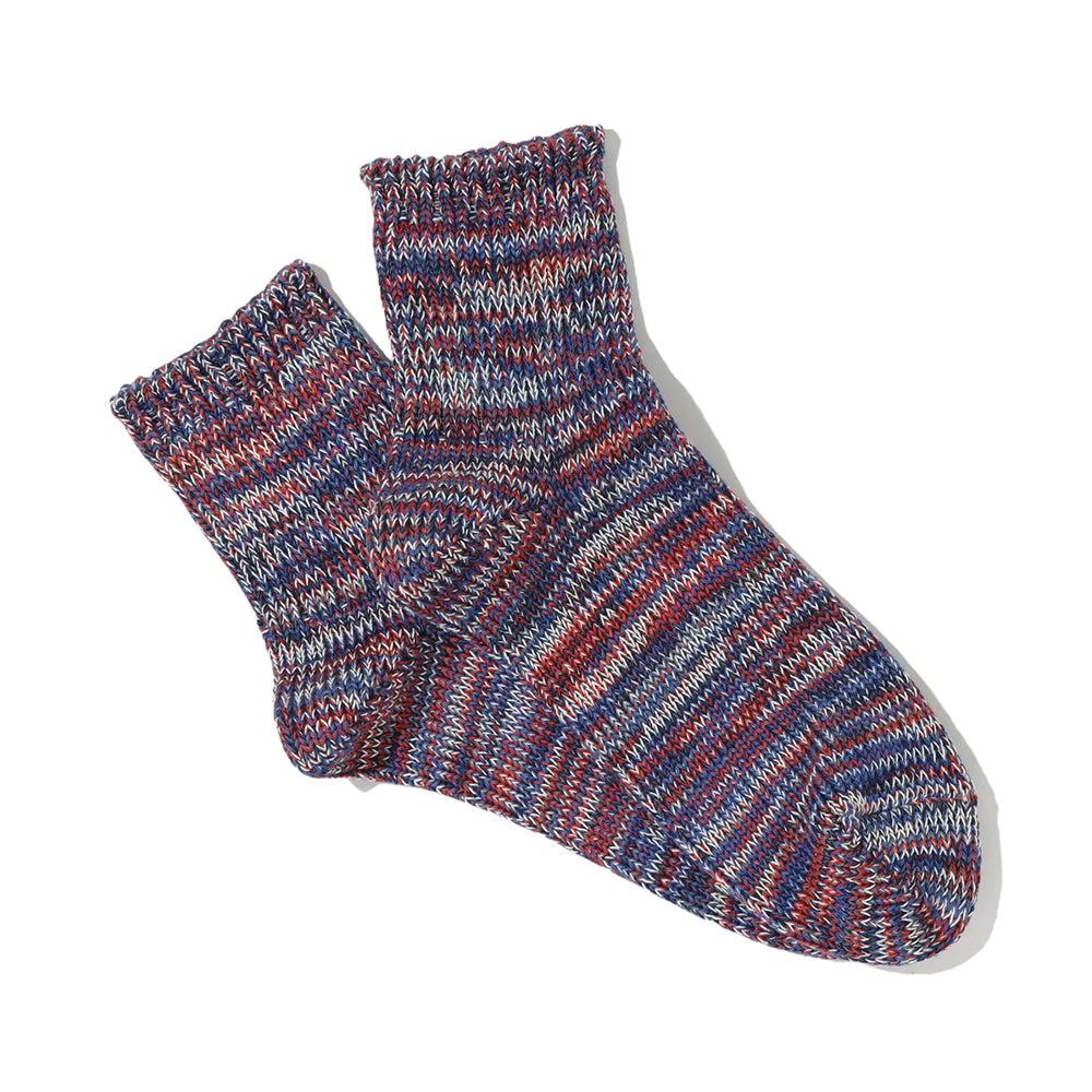 anonymous ism 5 Color Mix Q Socks Navy