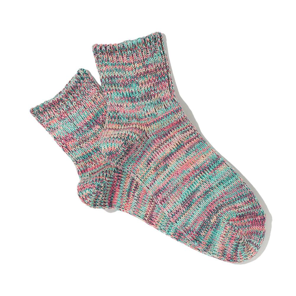 anonymous ism 5 Color Mix Q Socks Pink