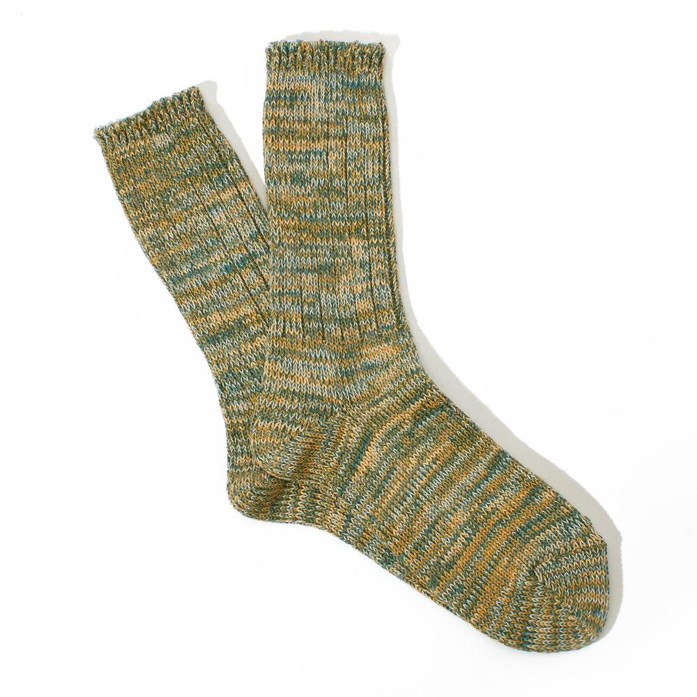 anonymous ism 5Color Mix Crew Socks Khaki