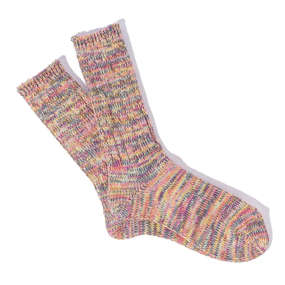 anonymous ism 5Color Mix Crew Socks Pink