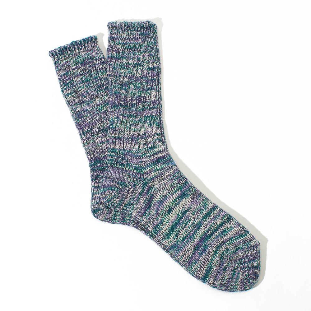 anonymous ism 5Color Mix Crew Socks Purple
